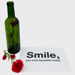 Smile, you look beautiful